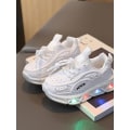 Miniatyrbild 1 av 5: Vår sommar barn lysande skor pojkar lyser upp sneakers baby flickor löparskor barn skor fritid ventilation bekväm 7218white 28