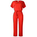 Miniatyrbillede 4 af 5: Dame Jumpsuit Casual Bred Ben Dame Aftenfest Lang Playsuit Red S