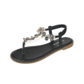 Miniatyrbillede 1 af 3: Enough Flade Sandaler Med Pynt I Grøn black 38