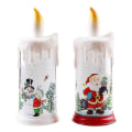 Miniatyrbilde 1 av 5: 2 stk. Juledekorasjon Lys LED Simulert Flammelys