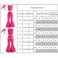 Miniatyrbild 2 av 5: 4-13 år flickor Barbie Cosplay festdräkt väst långbyxor med halsduk outfit set presenter-a 10-11 Years
