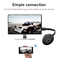 Miniatyrbillede 3 af 5: Bærbar Tv Streaming Enhed, 1080p Hd Tv Boks, Casting Enhed Til Tv Skærm Cast Spejling Media Dongle Modtager Til Pc/telefon