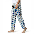 Pikkukuva 2 / 5: Miesten puuvillaiset kudotut pyjamahousut, ruudulliset kevyet olohousut COLOR 10 XL
