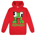 Miniatyrbillede 1 af 2: Børne Unspeakable Hættetrøje Pullover Sweatshirt-1-3 Red 13-14 Years