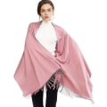 Miniatyrbillede 1 af 5: Dame Tørklæder, Cashmere Sjaler og Emballage til Dame Vinter Bryllupstørklæder Pink