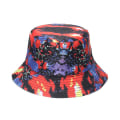 Miniatyrbild 4 av 5: 3D Hopfällbar Bucket Hat med Bred Brätte, Solhatt med Färgtryck, Lättvikt A I 56 58cm