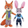 Miniatyrbild 1 av 4: Zootopia Plyschdjur Judy Docka Nick Docka Barnpresent rabbit 40CM