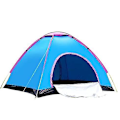 Miniatyrbild 3 av 5: Omedelbar Pop Up Strandtält Portabelt Automatiskt Utomhus Campingtält pink 3 to 4 people