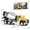 Miniatyrbillede 1 af 4: Støbt ingeniørkøretøj Byggekøretøjer Dumper Gravemaskine Mixer Lastbil 1/50 Skala Metal Modelbiler Træk Tilbage Billegetøj 3 STK A