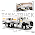 Miniatyrbillede 1 af 4: Støbt ingeniørkøretøj Byggekøretøjer Dumper Gravemaskine Mixer Lastbil 1/50 Skala Metal Modelbiler Træk Tilbage Billegetøj 3 STK D