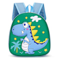 Pikkukuva 1 / 3: Sarjakuva Dinosaurus Reppu Lastentarha Lapset Söpö Matkareppu Koululaukku Green