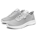 Miniatyrbild 2 av 5: Herr Mesh Tyg Sneakers Lätta Bekväma Löparskor För Vandring Grey 45