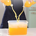 Miniatyrbillede 2 af 4: 4000mL Koldtvandsbeholdere Flaske Med Hane Frugt Tekande Husholdnings Lemonade Spand Kander & Kedler