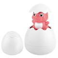 Miniatyrbillede 2 af 4: Badelegetøj med vandstråle til børn, søde dyreklækkende æg spray sprinkle legetøj til badekar pool badeværelse Red Dinosaur