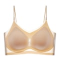 Pikkukuva 1 / 5: Naisten erittäin ohut jääsilkkinen rintaliivi kesään, hengittävä, kohottava, viilentävä, mukava, saumaton braletti-alusvaate, plus-koko Skin Color 4XL