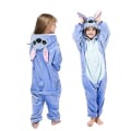 Pikkukuva 1 / 3: Lasten Talvi Stich Pyjamat Yöasut Yksisarvis Onesie Pojat Tytöt Peitto Makuupussi Vauvan Puku 140CM