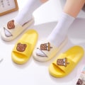 Miniatyrbillede 4 af 5: Strandsandaler Skridsikre Brusebads Slippers Bløde Sommer Sandaler A White 38-39
