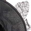 Pikkukuva 5 / 5: Halloween Noitahattu Verkkokankainen Velhonhattu Meikki Asusteet Cosplay Prom Noitahattu Black