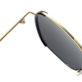 Miniatyrbillede 4 af 5: Personlige Firkantede Solbriller Anti UV Holdbare Skridsikre Solbriller Til Street Shooting Modeartikler L Black Frame Double G