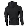 Miniatyrbilde 2 av 3: Herre Tykk Hettegenser Hettegenser Pullover Genser Vinter Varm Genser Topper Black M