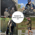 Miniatyrbillede 5 af 5: Fiskeri Lårstøvler, Fiskevadere til Mænd Kvinder Jagt Brystvadere Med Vandtætte Støvler brown EU 38