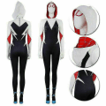 Miniatyrbild 1 av 3: Vuxen/barn Spider Verse Gwen Stacy   Kostym Kvinna Jumpsuit Hoodie 150cm