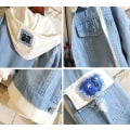 Miniatyrbild 4 av 4: Attack On Titan Aot Anime Jacka Unisex Cosplay Hooded Pullover Denimjacka Hoodie Jacka Ytterkläder Rockar Attack on Titan L