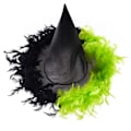 Pikkukuva 4 / 5: Wizard Party Lasten Mekko Taikatyttö Mekko Halloween Pitkä Noidan Mekko Iltaesitys Mekko Green M