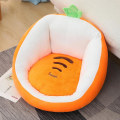 Miniatyrbillede 1 af 4: Søde Tegneserie Stolhynder Skumfyldt Skrivebords Sædehynde Til Støtte Lænd Rygstøtte 40x30CM Carrot