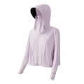 Miniatyrbild 1 av 5: Lös Hooded Mask Solskyddskläder Andningsbara Mjuka Långärmade Kläder För Sportaktiviteter Purple Mask