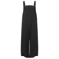 Miniatyrbilde 1 av 2: Ermeløse overalls for kvinner, rompers med vide ben black M
