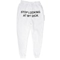 Miniatyrbild 4 av 4: Letter Casual Casual Byxor För Män Och Kvinnor String Lös Hög Midja Sportbyxor 8 white XL