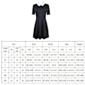 Miniatyrbild 2 av 4: Addams Family Flickans Wednesday Addams Cosplay-dräkt.t L