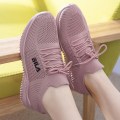 Miniatyrbillede 1 af 5: Dame Fritid Mesh Arbejdssko Skridsikre Sko med Blød Sål Egnet til Camping Indendørs Gåture Pink 38