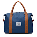 Miniatyrbilde 1 av 5: Canvas skulderveske for kvinner, tørr- og våtseparasjon, tote bag for kontorarbeid og skolebruk Blue