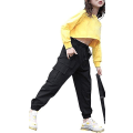Miniatyrbilde 5 av 5: Middels til store fritidsbukser for barn og jentenes overalls black 140CM