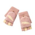 Miniatyrbild 1 av 5: Fusk Cashmere Vuxenhandskar Andningsbar Akryl Stöd Skrivdesign För Kallt Väder Utomhus Skidåkning Och Cykling Light Pink
