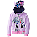 Miniatyrbild 1 av 4: Mike Barn Hoodie med dragkedja och vingar för flickor och pojkar, My Little Pony Rainbow Purple 4-5 Years