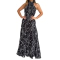 Miniatyrbilde 1 av 2: Elegante jumpsuiter for kvinner, vide ben, lange bukser med ermeløs topp for daglig bruk, klubbfest, ball, hjemkomst Black L