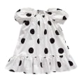 Pikkukuva 2 / 3: Kesäinen tyttöjen vauvan Polka Dot -röyhelölyhythihainen minimekko, löysä Swing-mekko Polka Dot 18-24 M