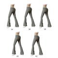 Miniatyrbillede 2 af 5: Flare Yoga Bukser til Kvinder - Højtaljede Trænings Bootcut Leggings, Bløde & Fugtafvisende L