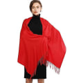 Miniatyrbillede 1 af 5: Dame Tørklæder, Cashmere Sjaler og Emballage til Dame Vinter Bryllupstørklæder red