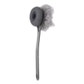 Miniatyrbilde 1 av 5: Ryggskrubber for dusj, langt håndtak, dusjkroppsbørste med børstehår og loofah Gray