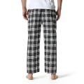 Miniatyrbilde 4 av 5: Bomullsvevde pyjamasbukser for menn, rutete lette lounge-sovebukser COLOR 1 S