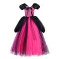 Pikkukuva 3 / 5: Wizard Party Lasten Mekko Taikatyttö Mekko Halloween Pitkä Noidan Mekko Iltaesitys Mekko Pink M