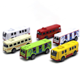 Miniatyrbillede 5 af 5: 6 stk. Tram Model Lille Størrelse Træk Tilbage 1:60 Børn Pædagogisk Legetøj Til Gave