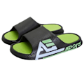 Miniatyrbillede 1 af 5: Sommer Herre Tyk Sål Slippers Skridsikre Brusebad Badeværelsesslippers Velegnet Til Camping Indendørs Gåture Black 41