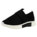 Pikkukuva 2 / 2: Naisten hengittävät verkkotennarit, slip-on lenkkitossut, urheilusukat Black EU 37
