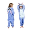 Miniatyrbild 1 av 3: Barn Vinter Stich Pyjamas Sovkläder Unicorn Onesies Pojkar Flickor Filt Sovpåse Baby Kostym 120CM