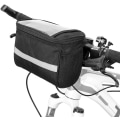 Miniatyrbillede 1 af 5: Cykelstyr Taske Isoleret Frontlomme Mtb Styr Taske black